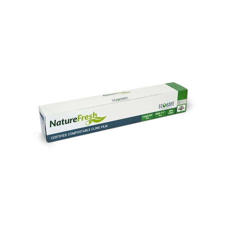 Ecosafe Compostable Cling Film - A1 Manual Roll - 17.7 in. X 4921 Feet NF-A1-450